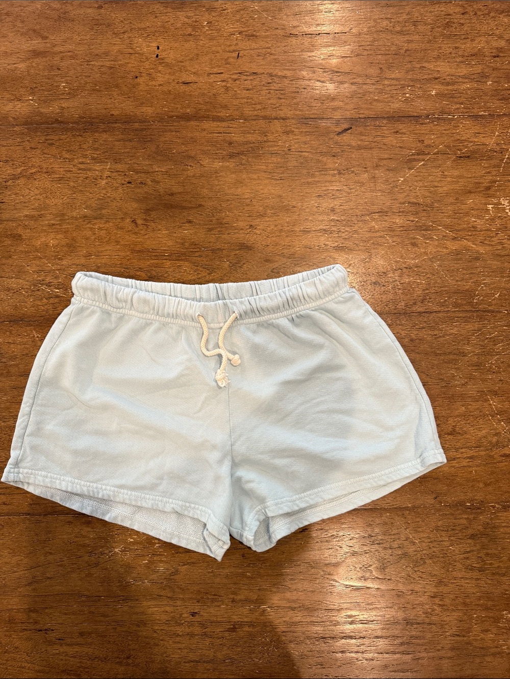 perfectwhitetee Light Blue Athletic Lounge Shorts with Drawstring